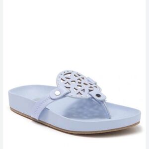 NWT Dolce Vita Prisma Medallion Thong Flip Flop Sandals in Powder Blue